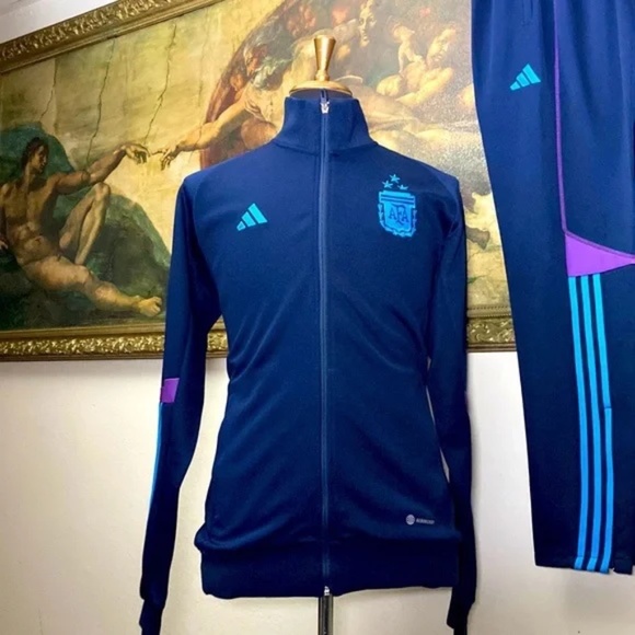 Adidas Argentina 2023 Warm Up Suit Champions Jacket & Pants ⭐️⭐️⭐️ - Picture 8 of 9
